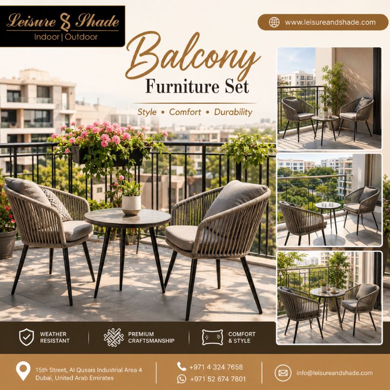 Premium Balcony Furniture Set Collections by Leisure and Shade